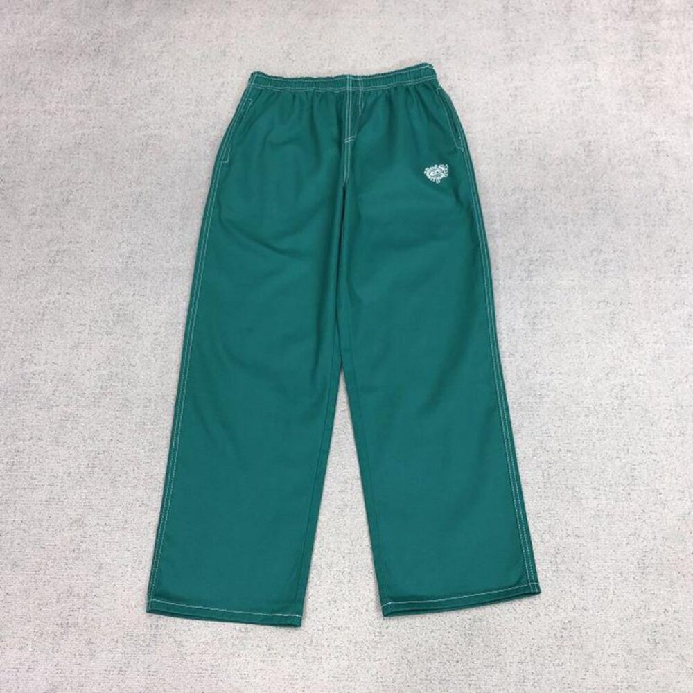 Always Dark Green Loose Drawstring Casual Pants